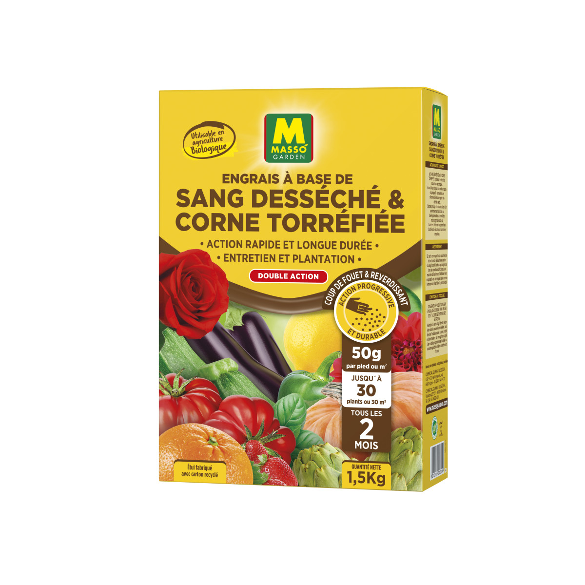 Sang désséché & Cornes torréfiée