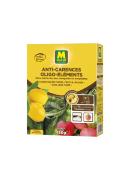 Anti-carences Oligoéléments 150 g UAB Masso Garden