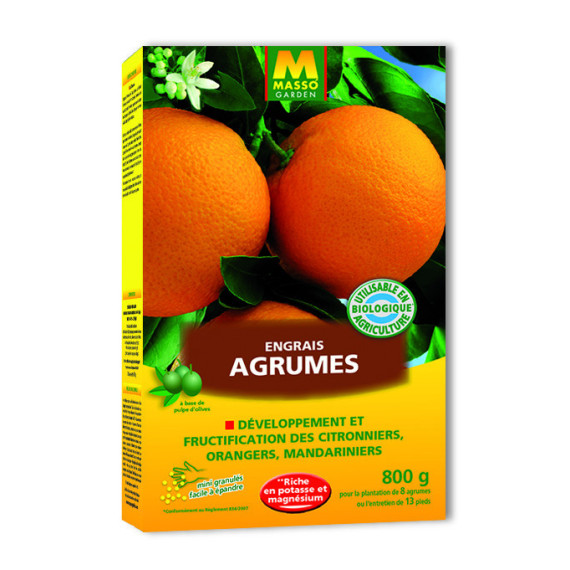 Engrais agrumes en granulé BIO
