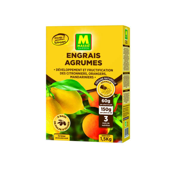 Engrais agrumes en granulé BIO