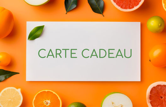 Carte cadeau agrumes